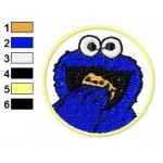 Sesame Street Cookie Monsters Mommy 08 Embroidery Design